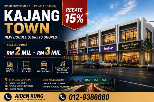 MKH Avenue 2 Double Storey Shoplot/Bandar Kajang/Individual Title 1