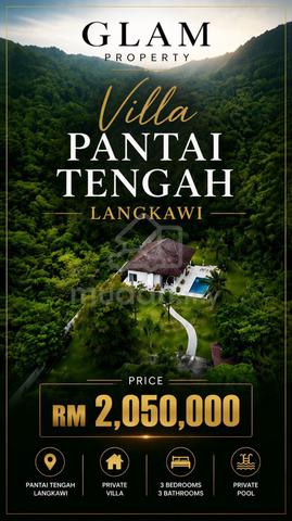 Private Villa with swimming pool near Pantai Tengah, Langkawi 1