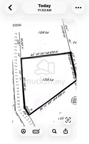 Agricultural land , Flat land on higher ground at Rantau, NS 1