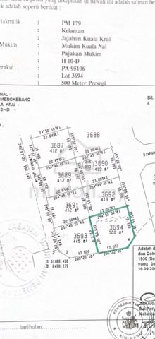 Tanah Lot 3694 Kuala Nal Untuk Dijual 1