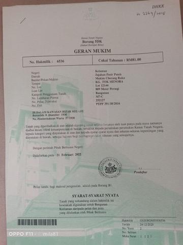 Tanah Lot Banglo Luas untuk dijual 1