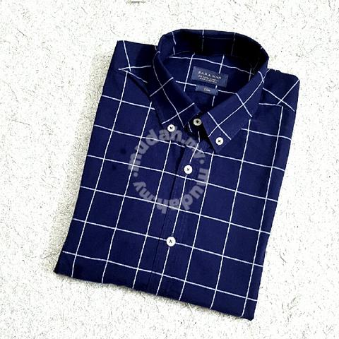 Zara man slim fit Checked Shirt 