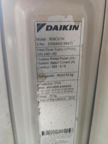 aircond 1hp - photo 2 of 4