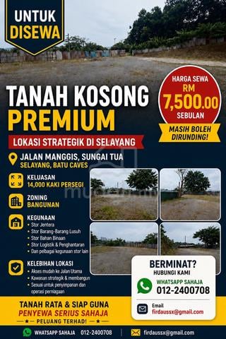Tanah Kosong Sungai Tua Selayang 1