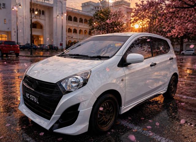 AXIA 1.0 (auto) THN 2016-PUTIH PURPLE,SIAP SERVIS! - 2