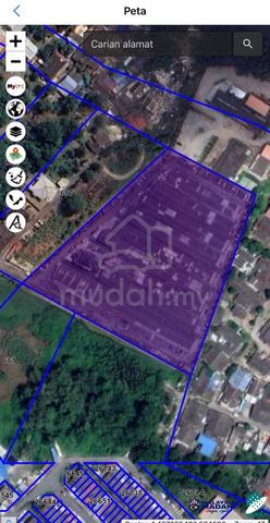 Tanah 3.8 ekar di tengah bandar Johor Bahru. Taman Perling 1