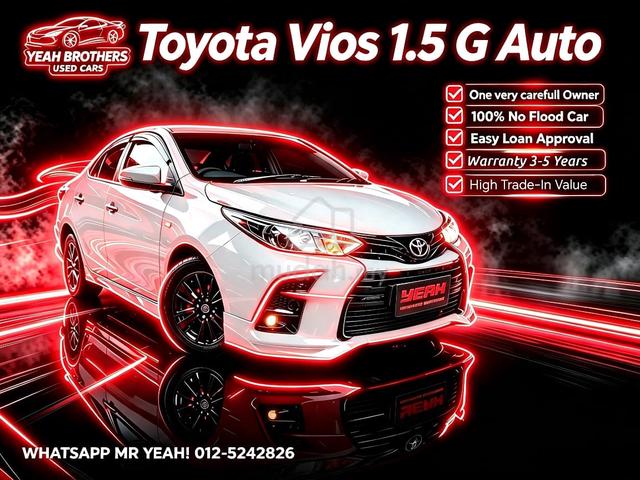 Toyota VIOS 1.5 G FACELIFT (A) PADDLE SHIFT - 1