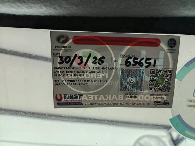 57KKM ATIVA 1.0 AV 2022 Perodua FullService Record - 5