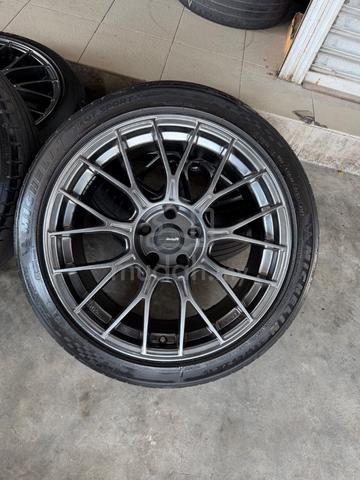 Rim enkei pfm1 18 inch tayar michelin ps5 - photo 3 of 6