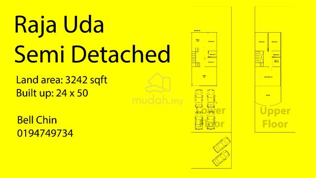 价格好谈 Raja Uda Semi D - walking distance to SJKC Kwang Hwa Butterworth 1