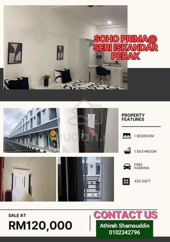 For Sale Good for Investment SOHO Prima Seri Iskandar @ Bandar Ser 1