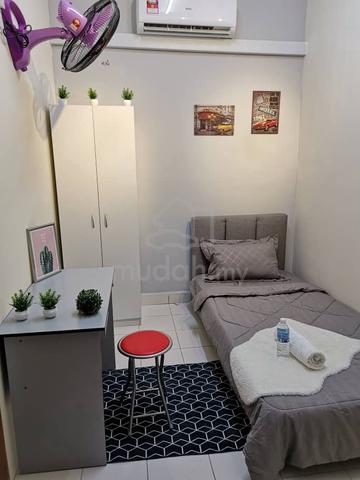 single room fully furnished all have next subang airport male unit 1